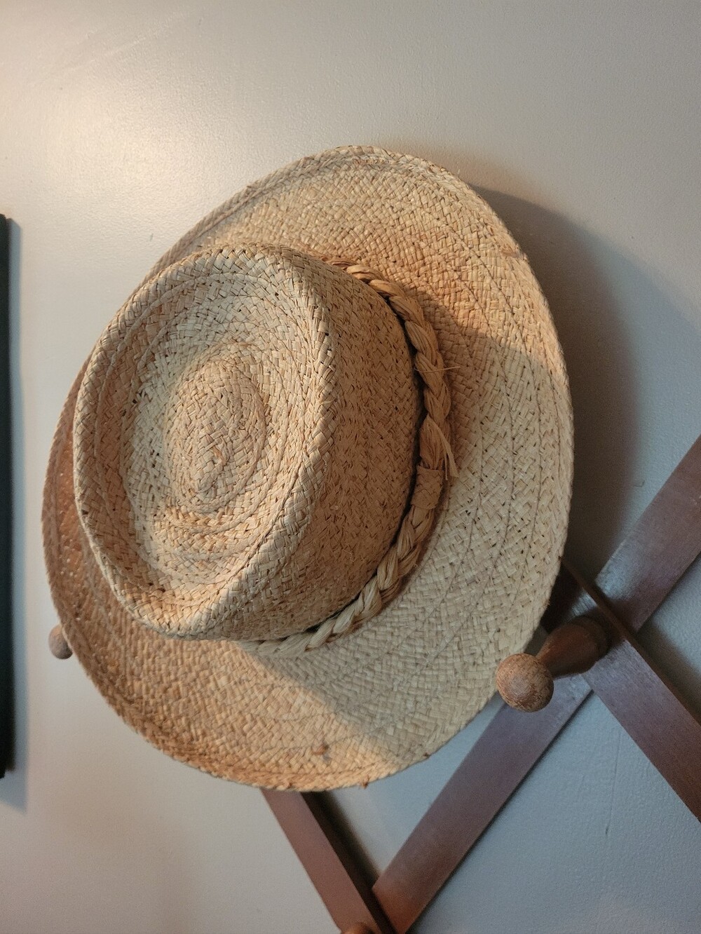 Vintage SUMMER CLUB By Head Australian Natural Fiber Summer Woven Straw Hat S/M